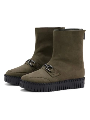 Ilse Jacobsen Botki w kolorze khaki rozmiar: 40
