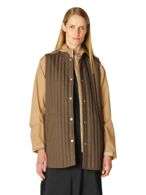 Ilse Jacobsen Kamizelka pikowana w kolorze brązowym rozmiar: 38