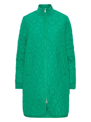 Ilse Jacobsen Płaszcz pikowany w kolorze zielonym rozmiar: 34
