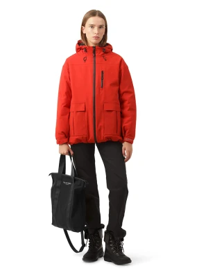 Ilse Jacobsen Puchowa kurtka przeciwdeszczowa w kolorze czerwonym rozmiar: 42