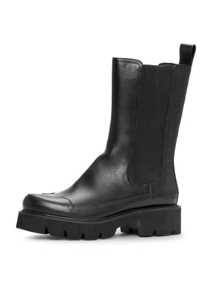 Ilse Jacobsen Skórzane sztyblety w kolorze czarnym rozmiar: 40