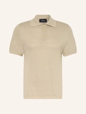 I'm Brian Dzianinowa Koszulka Polo beige
