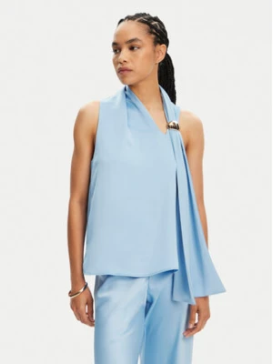 Imperial Bluzka RIC1JBA Niebieski Regular Fit