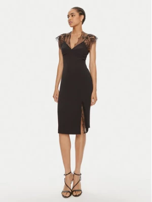 Imperial Sukienka koktajlowa A9990001R Czarny Slim Fit