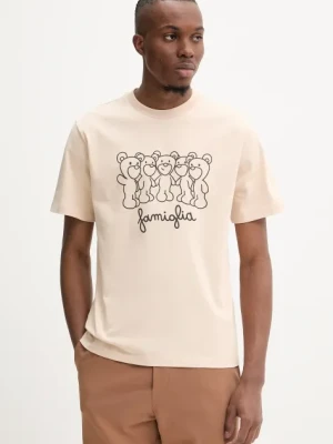 Inbetweeners t-shirt bawełniany kolor beżowy z nadrukiem S5TWUATH031