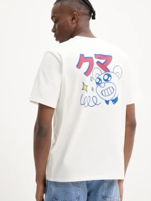 Inbetweeners t-shirt bawełniany kolor beżowy z nadrukiem S5TWUATH036