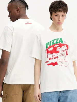 Inbetweeners t-shirt bawełniany kolor beżowy z nadrukiem S5TWUATH041