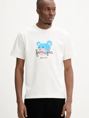 Inbetweeners t-shirt bawełniany kolor beżowy z nadrukiem S5TWUATH043