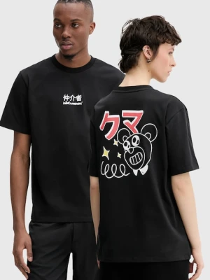 Inbetweeners t-shirt bawełniany kolor czarny z nadrukiem S5TWUATH036