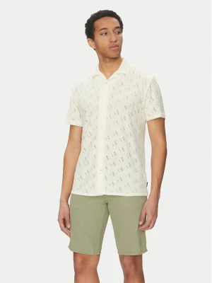 INDICODE Koszula Injerry 20-612 Écru Regular Fit Kremowy