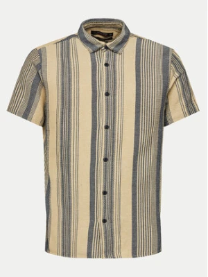 INDICODE Koszula Rafko 20-471 Beżowy Regular Fit