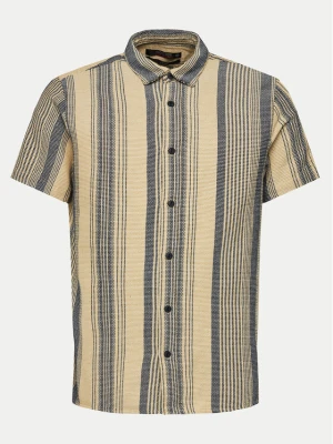 INDICODE Koszula Rafko 20-471 Beżowy Regular Fit