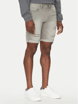 INDICODE Szorty jeansowe Kaden Holes 70-104 Szary Regular Fit