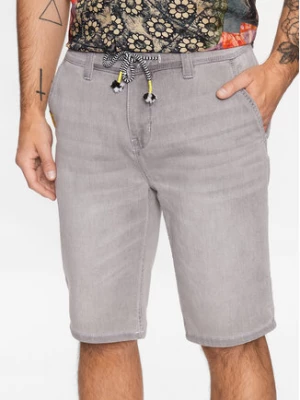 INDICODE Szorty jeansowe Ramon 70-541 Szary Regular Fit