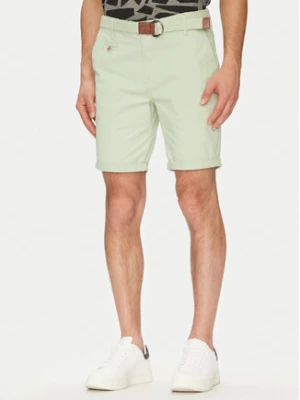 INDICODE Szorty materiałowe Inconor 70-060 Zielony Regular Fit