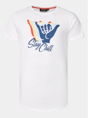 INDICODE T-Shirt Chill 40-934 Biały Regular Fit