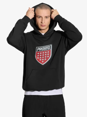 Infine bluza z kapturem czarna Klasyk