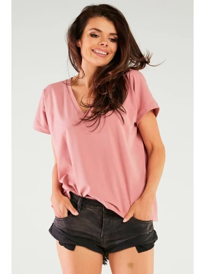INFINITE YOU Koszulka w kolorze jasnoróżowym rozmiar: onesize