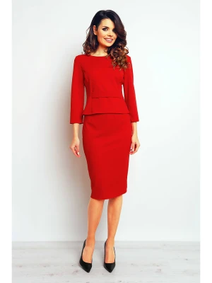 INFINITE YOU Spódnica w kolorze czerwonym rozmiar: M