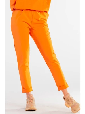 INFINITE YOU Spodnie w kolorze pomarańczowym rozmiar: L/XL