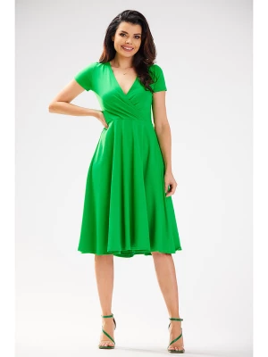 INFINITE YOU Sukienka w kolorze zielonym rozmiar: L