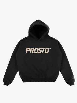 Infinity bluza z kapturem czarna Prosto