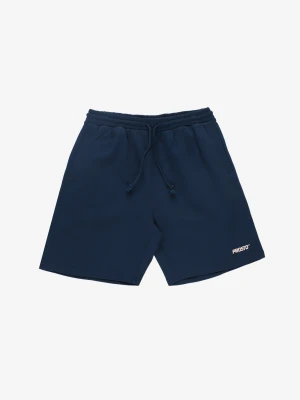 Infinity krótkie spodenki dresowe regular męskie granatowe Klasyk