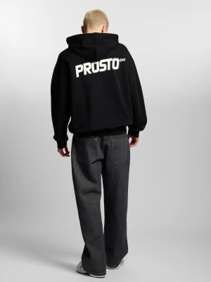 Infinity rozpinana bluza z kapturem regular męska czarna Klasyk