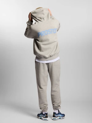 Infinity rozpinana bluza z kapturem regular męska szara Klasyk