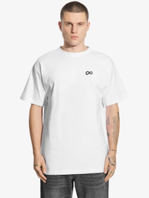 Infinity t-shirt męski z krótkim rękawem biały Prosto