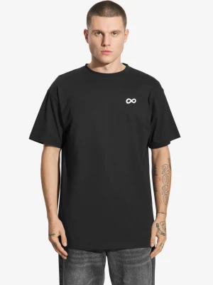 Infinity t-shirt męski z krótkim rękawem czarny Prosto
