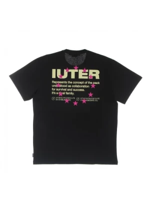 Info Tee Black - Streetwear Kolekcja Iuter