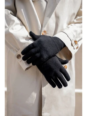 INKA BRAND Kaszmirowe rękawiczki w kolorze czarnym rozmiar: onesize