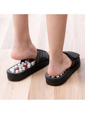 InnovaGoods Kapcie do masażu stóp w kolorze czarnym rozmiar: onesize