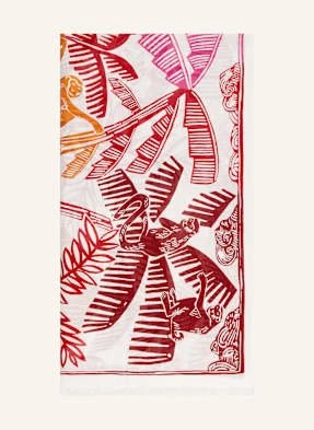 Inoui Editions Chusta Jungle Z Lnem rot