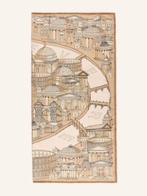 Inoui Editions Chusta Roma Z Jedwabiem beige