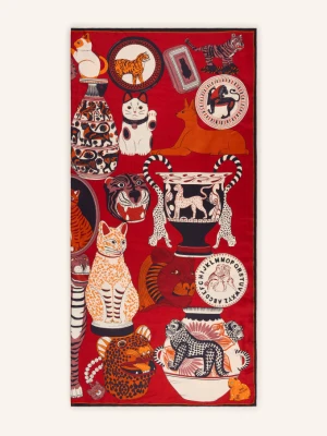 Inoui Editions Chusta Z Jedwabiem rot