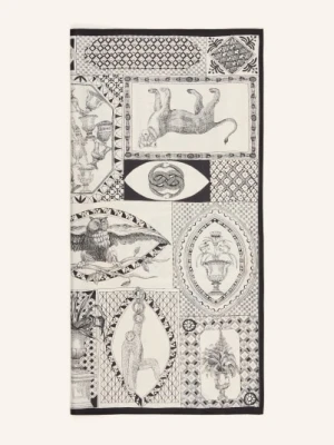 Inoui Editions Jedwabna Chusta Barocco schwarz