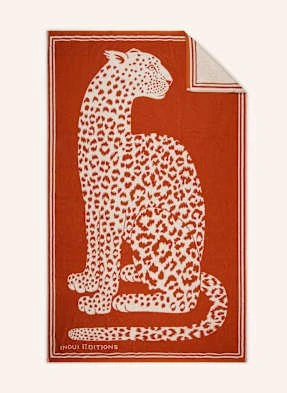 Inoui Editions Ręcznik Plażowy Leo orange
