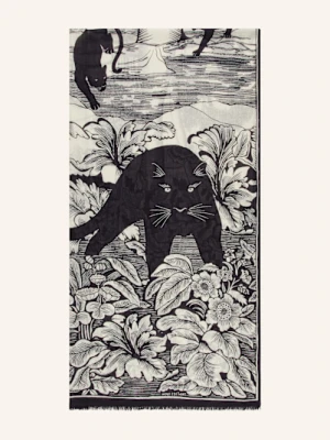 Inoui Editions Szal Panthere weiss