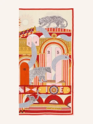 Inoui Editions Szal Taj Z Jedwabiem weiss