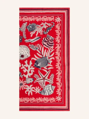 Inoui Editions Szalik Neptune Z Jedwabiem rot