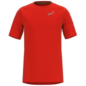 Inov-8 Base Elite SS Tee 000278-RD-03, Męskie, Czerwone, t-shirty, poliester, rozmiar: M