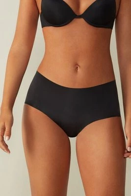 Intimissimi Bezszwowe Figi Culotte z Mikrofibry Kobieta Czarny Rozmiar