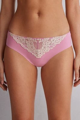 Intimissimi Bezszwowe Figi z Bawełny Pretty Flowers Kobieta Różowy Rozmiar