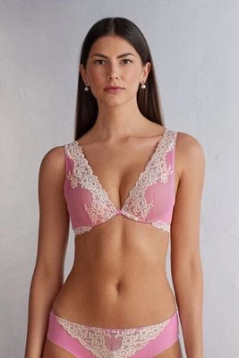 Intimissimi Biustonosz Balkonetka Elena Pretty Flowers Kobieta Różowy Rozmiar