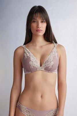 Intimissimi Biustonosz Balkonetka Giorgia Pretty Flowers Kobieta Fioletowy Rozmiar