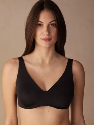 Intimissimi Biustonosz balkonetka Greta z mikrofibry Ultralight Kobieta Czarny Rozmiar