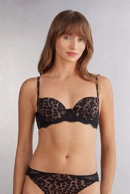 Intimissimi Biustonosz Balkonetka Sofia Luxurious Leopard Kobieta Z Nadrukiem Rozmiar