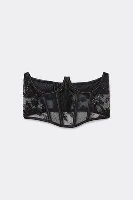 Intimissimi Biustonosz Gorsetowy Couture de Nuit Kobieta Czarny Rozmiar